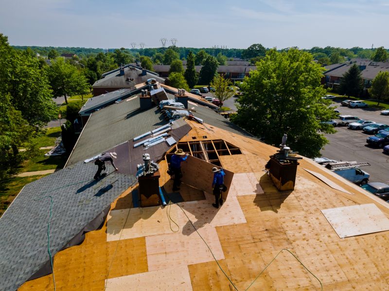 Roofing Team at Work